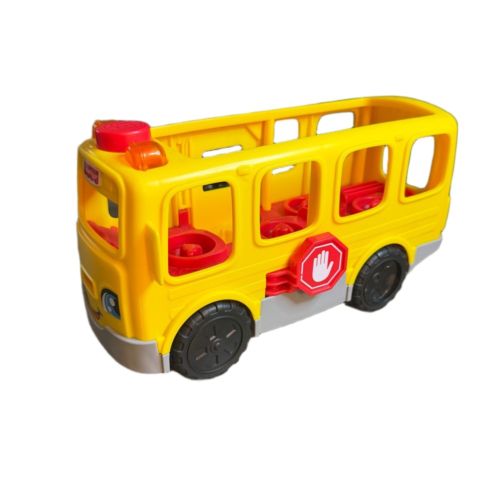 Fisher Price Little People Sit with Me School Bus Yellow Toy Vehicle DJB52 2016